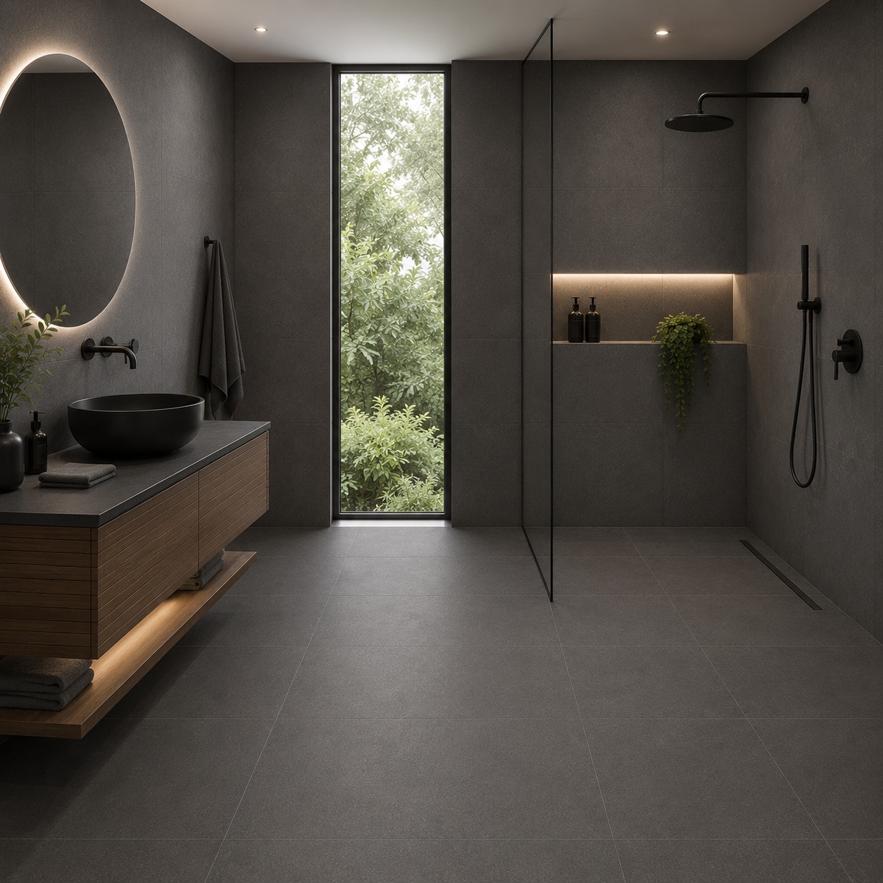 Spc Parquet CONCRETE DARK 
