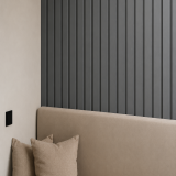 Bardage en mdf super matt Gris foncé