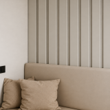 Bardage en mdf super matt beige