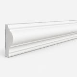Moulure en polystyrène Bombée 4cm Sur 240cm