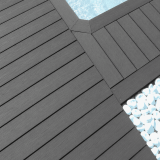 Composite gris foncé